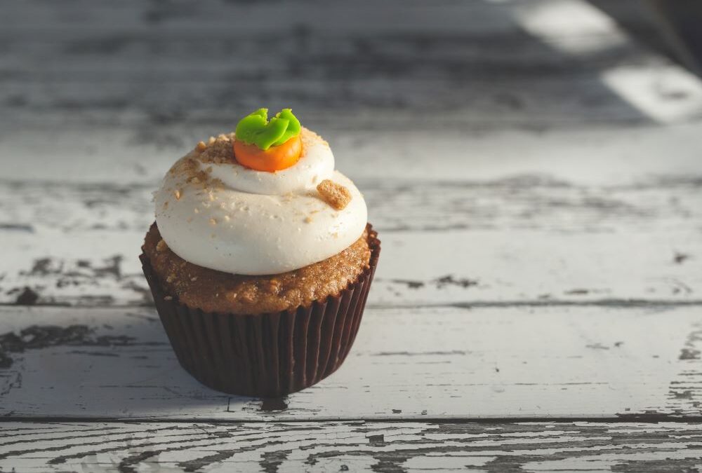 Healthy And Sweet Carrot Cake Muffins